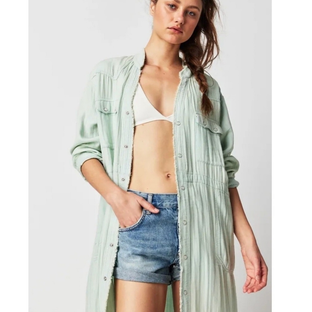 Free People Button Down Jacket - image 1